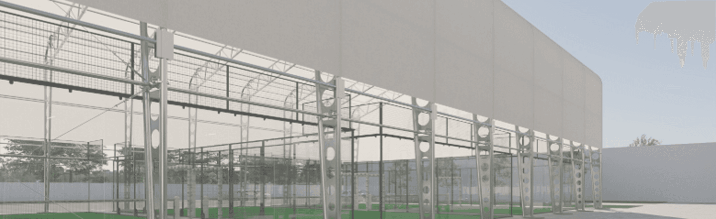 Industrial roofing facility